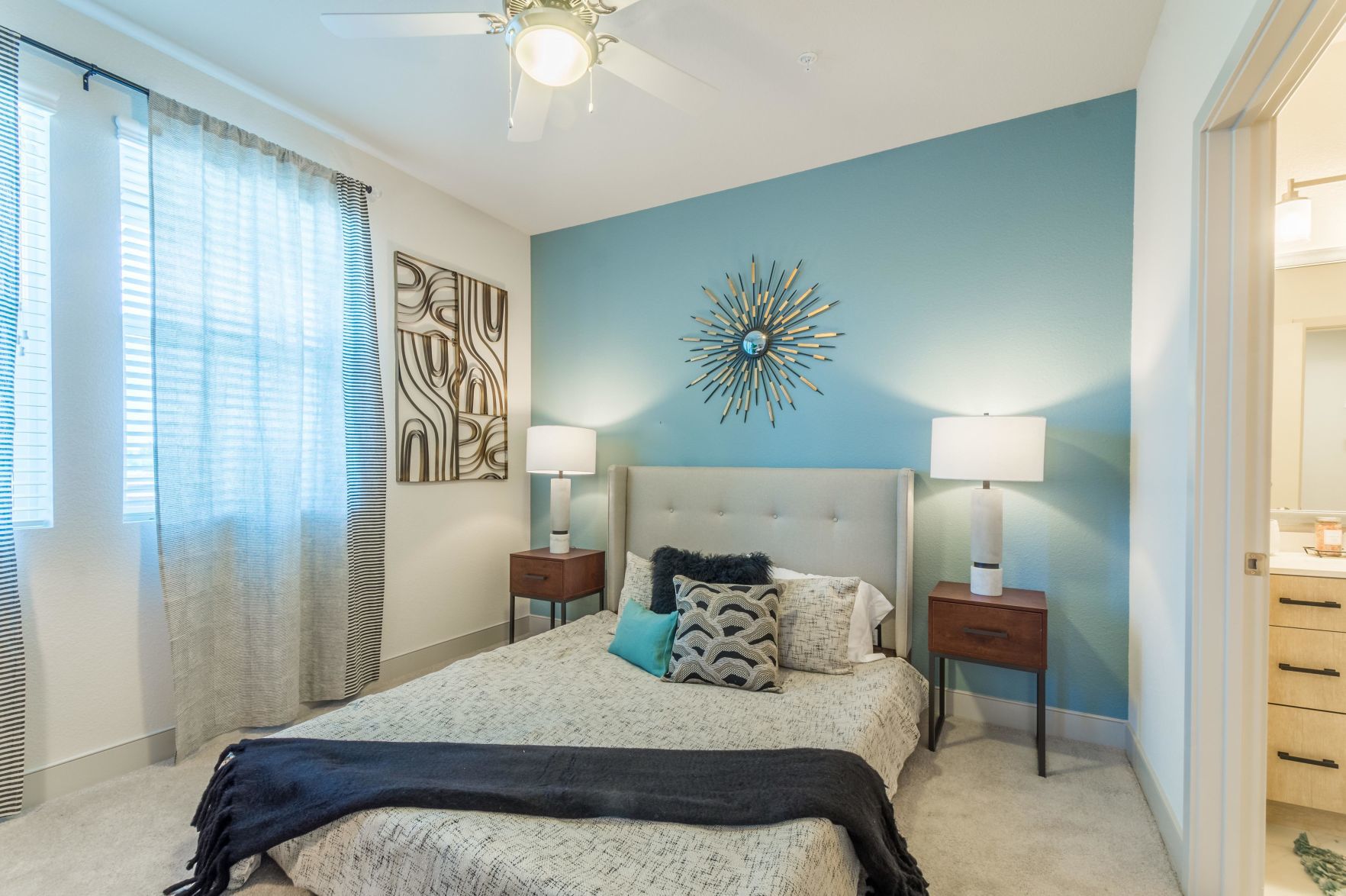 Inside one of the new apartments at the Braydon apartment complex in Napa.